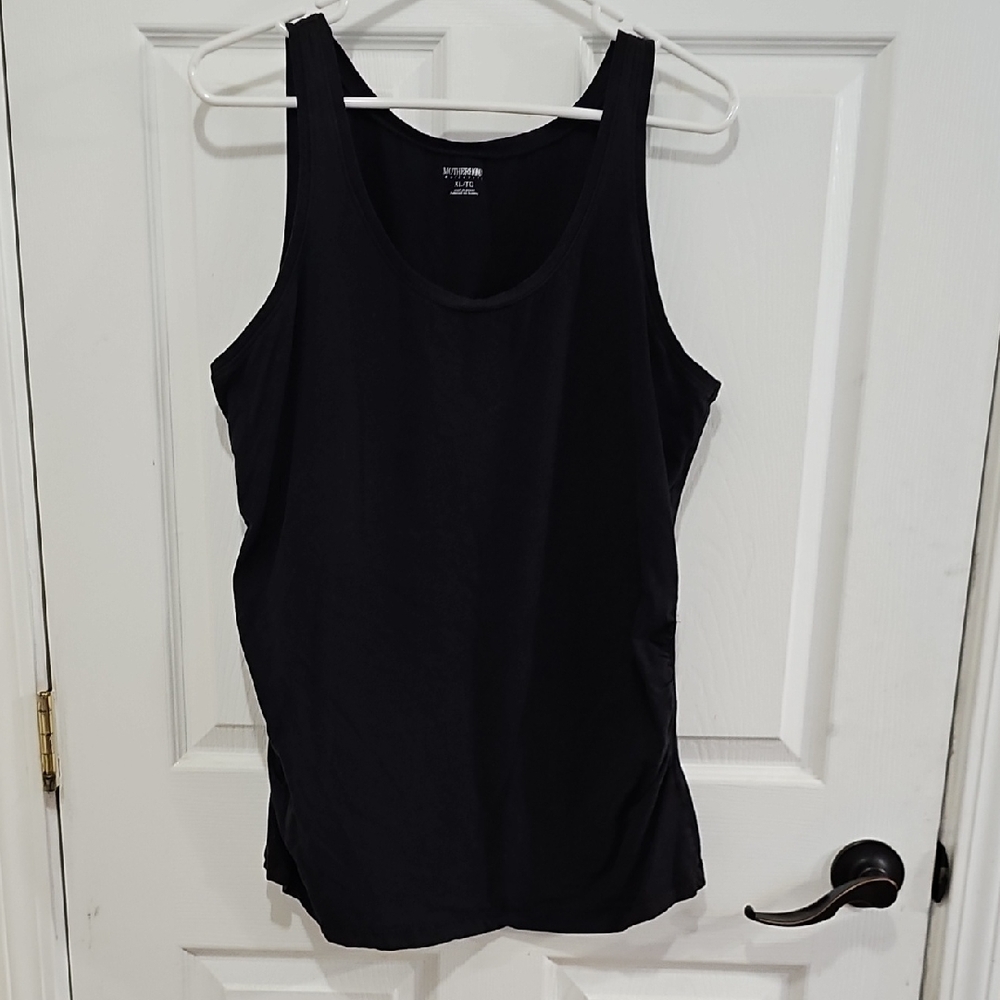 Motherhood Maternity Classic Black Tank Top